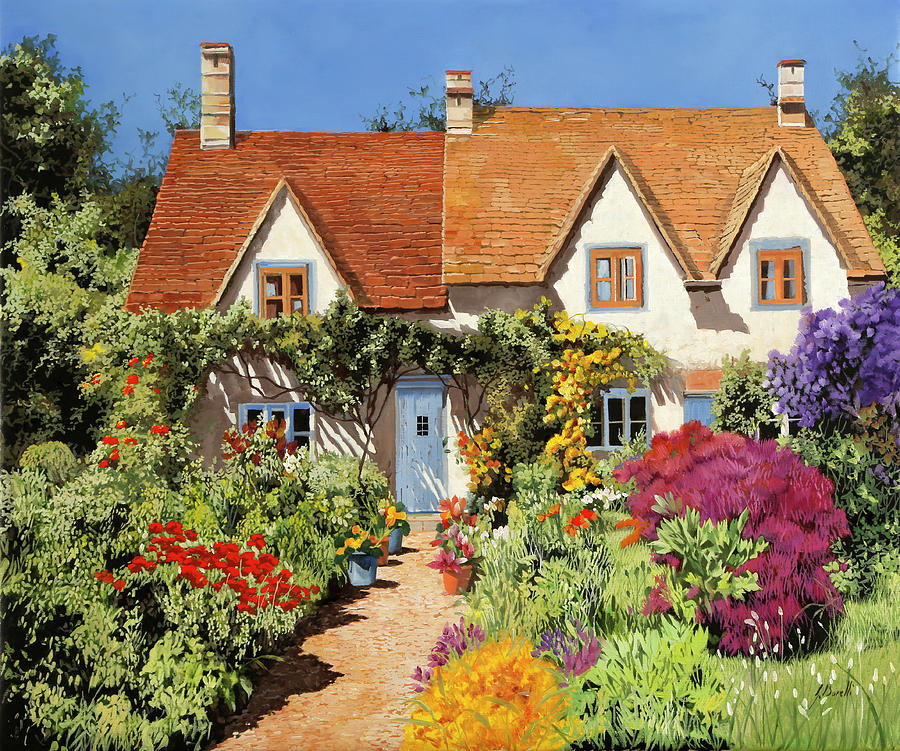 Bicasa A Tre Punte Painting by Guido Borelli - Pixels