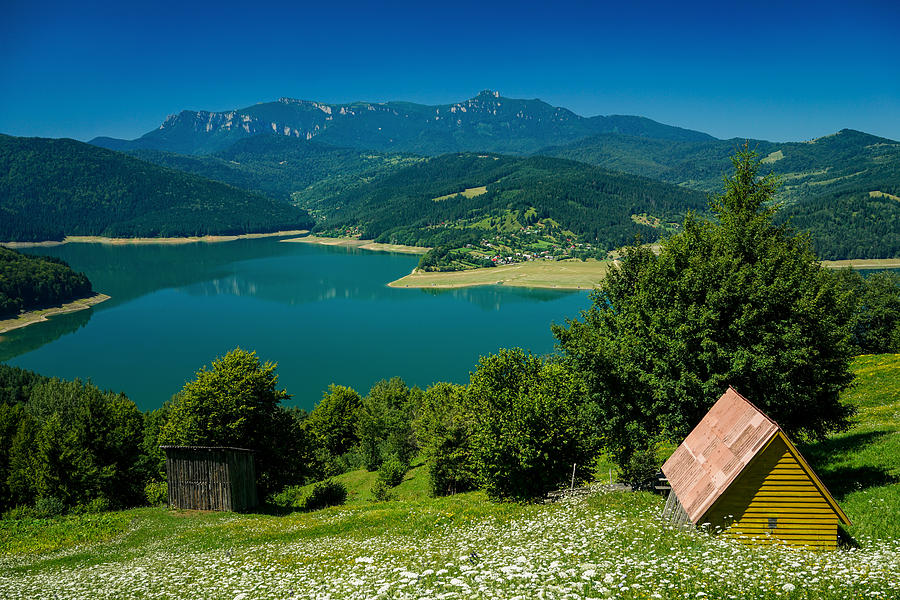 Bicaz Lake In Romania Seen On A Beautiful Sunny Day. Photograph