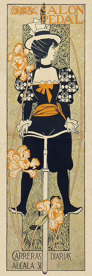 Bicycle Ad 1897 Photograph