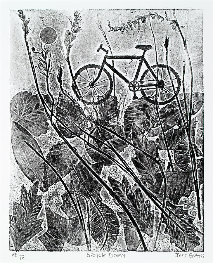 Bicycle Dream 1 Mixed Media by Jeff Gettis