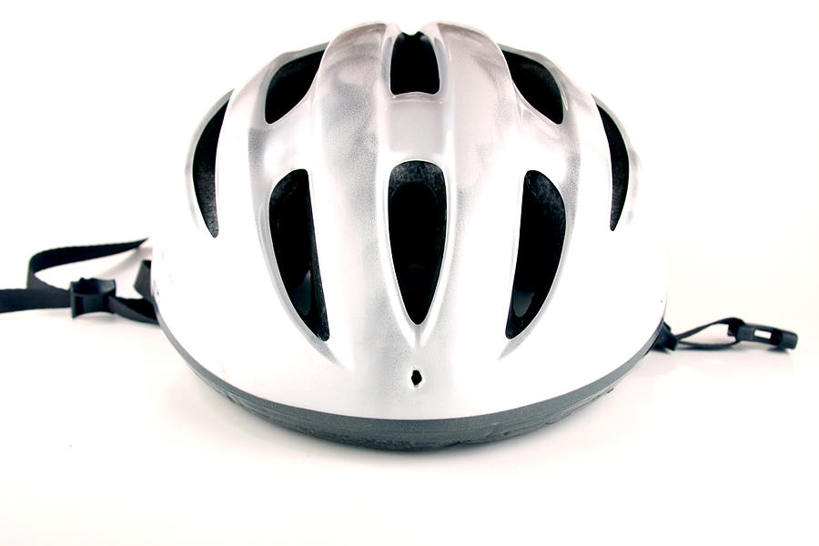 Bicycle Helmet Photograph by Kmaassrock