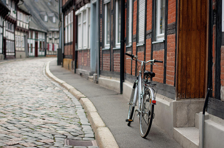 Bicycle in Goslar Photograph by Naomi Maya