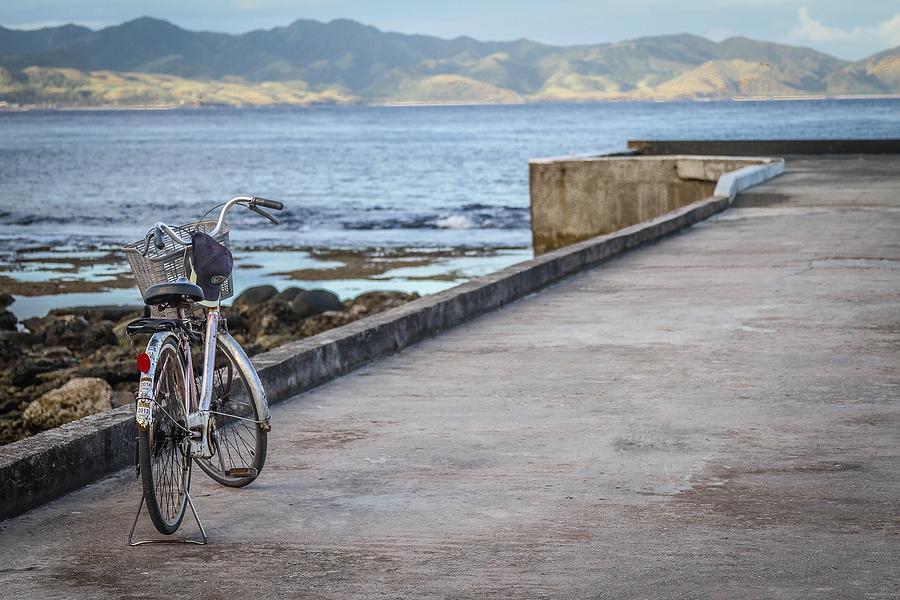 Bicycle On Pier Photograph by Juan Alfredo Patag / EyeEm Bicycle On Pier Photograph by Juan Alfredo Patag / EyeEm