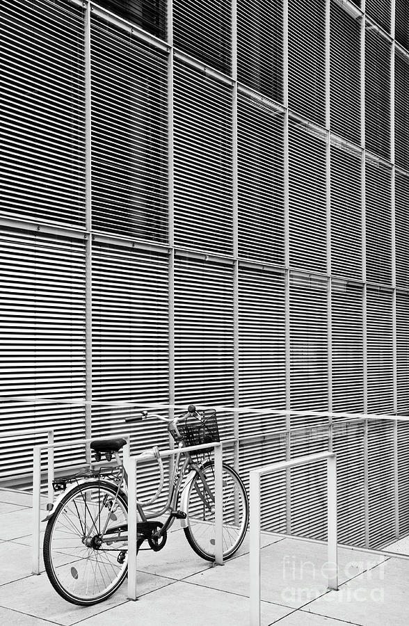 Bicycle outside Paul Lobe building, Berlin, Germany Photograph by Neale And Judith Clark