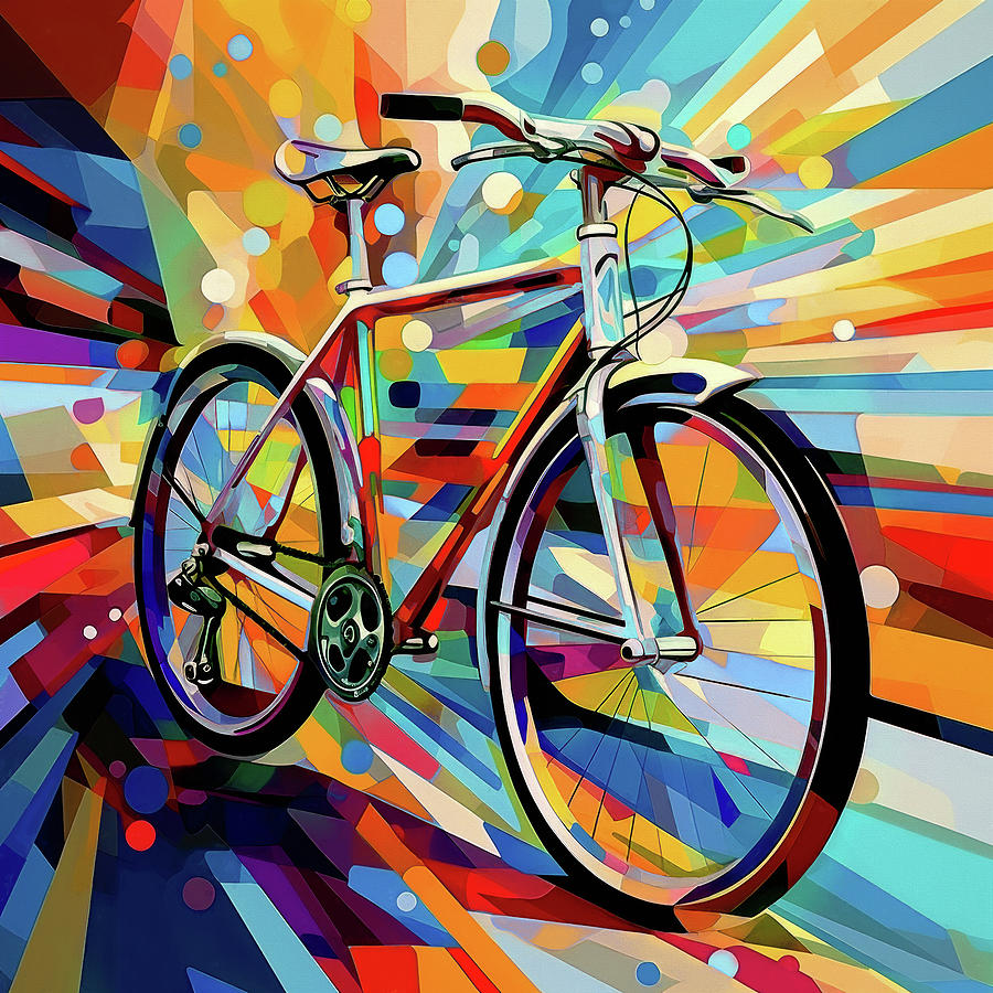 Bicycle pop art hot sale