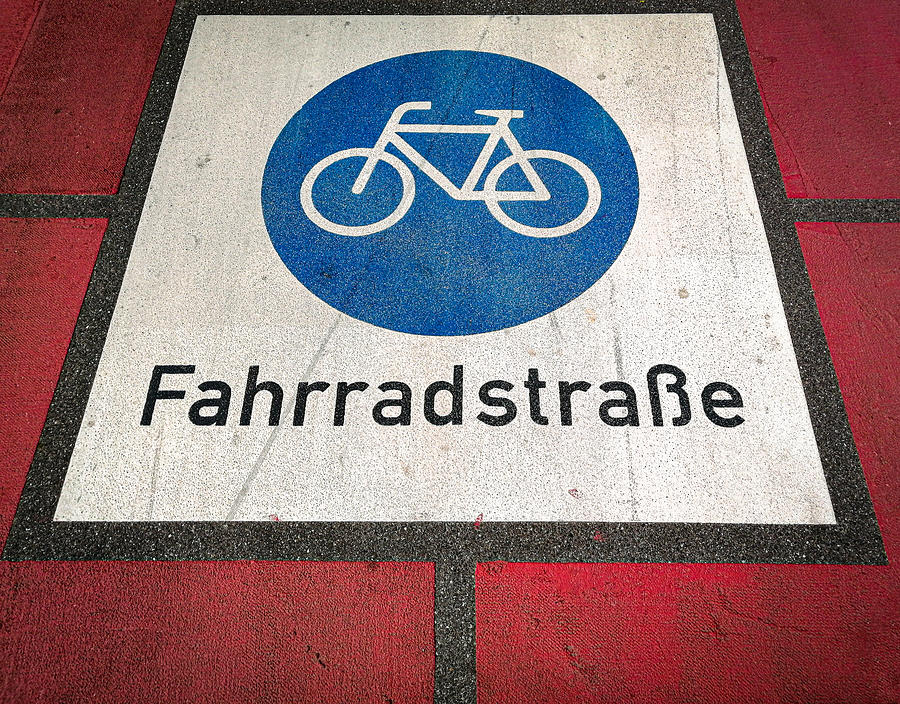 Bicycle Road – Fahrradstraße Photograph by Sascha Grabow