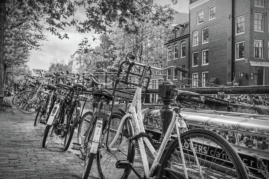 Bicycles of Every Type in Amsterdam Photograph by Debra and Dave Vanderlaan