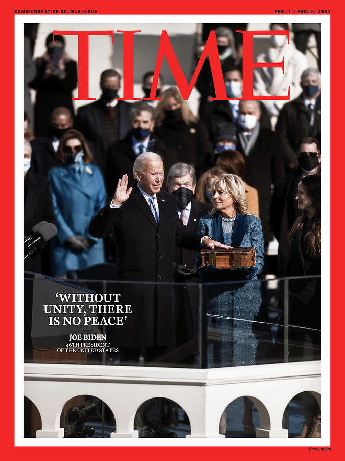 Jr. Photograph - Biden Inauguration by Photograph by Philip Montgomery for TIME