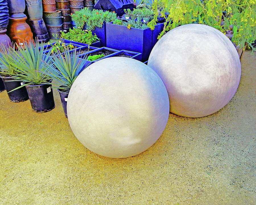 Big Balls Plant Pottery  Photograph by Andrew Lawrence