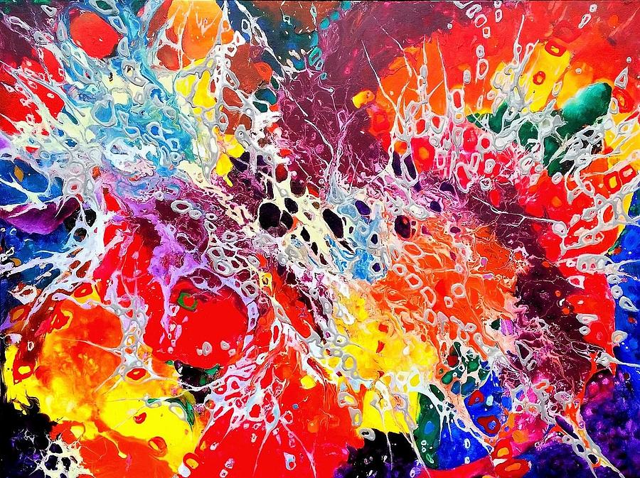 Big Bang. Series My Happy Universes Painting by Helen Kagan