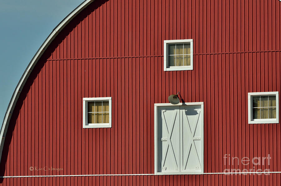 Big Barn Detail Photograph by Kae Cheatham