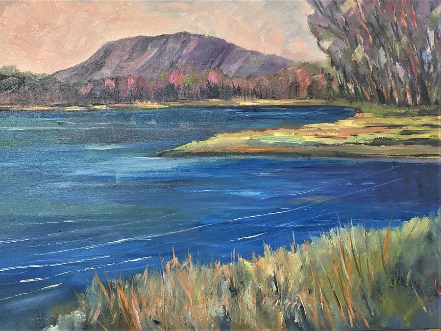 Big Bear Lake Afternoon Painting by Marilyn Froggatt | Fine Art America