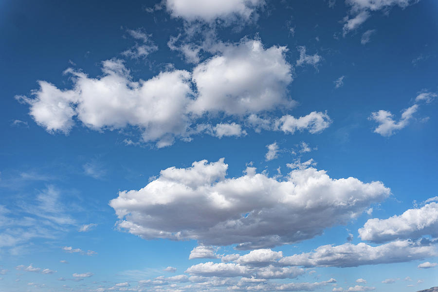 Big Beautiful Clouds Blue Sky Photograph Photograph by Evan Wainwright ...