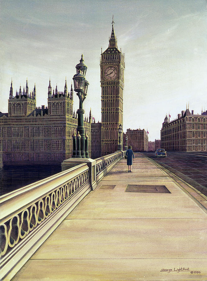 Big Ben and Parliament Painting by George Lightfoot