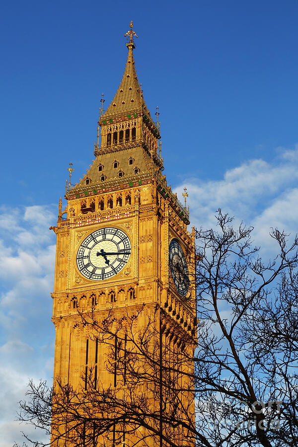 Big Ben clock tower at golden hour London Photograph by James Brunker ...