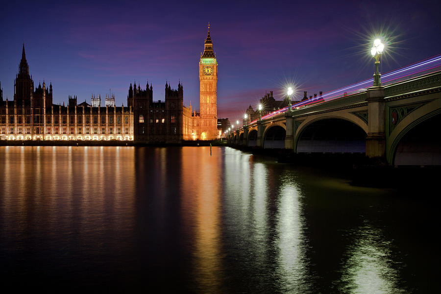 Big Ben, Night Sky Photograph by Nina Rangoy | Fine Art America