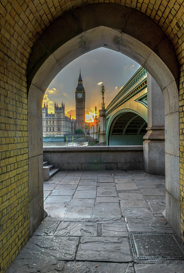 Big Ben Portal Photograph by David R Robinson