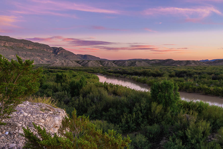 Big Bend Pastel Sunset Photograph by Erin K Images