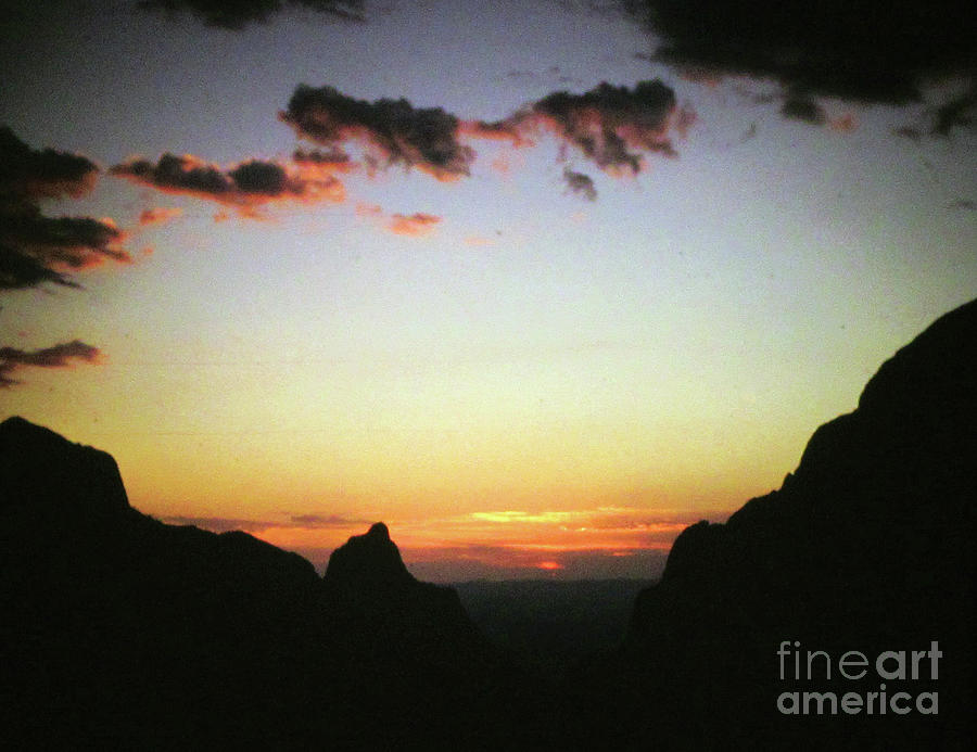 Big Bend Sunset Photograph by Randall Weidner