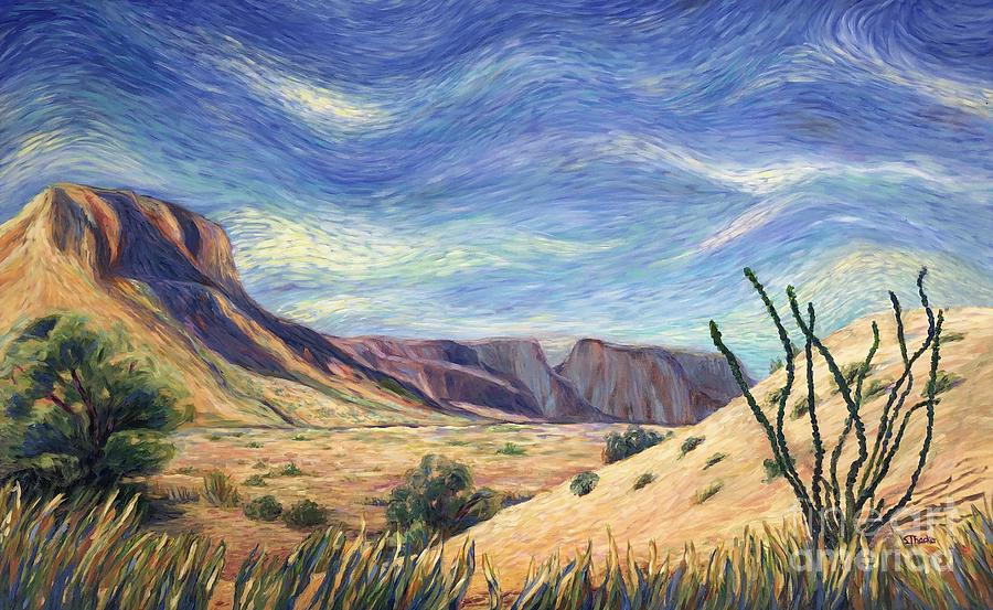 Big Bend Texas Painting by Susan Thacker | Fine Art America