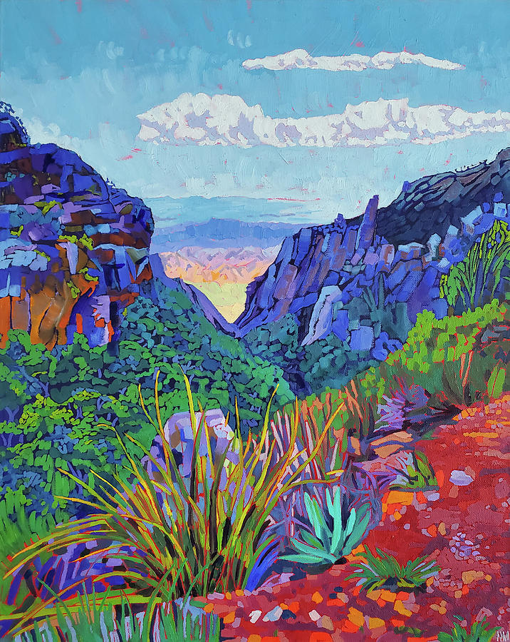 Big Bend National Park Painting - Big Bend Window by Nick Mayeux