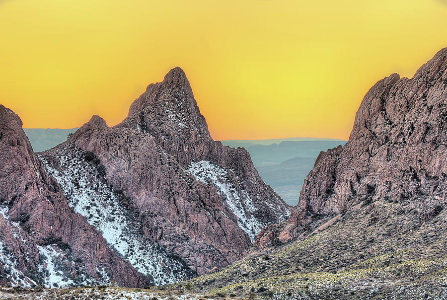 Big Bend Winter Sunset Photograph by JC Findley