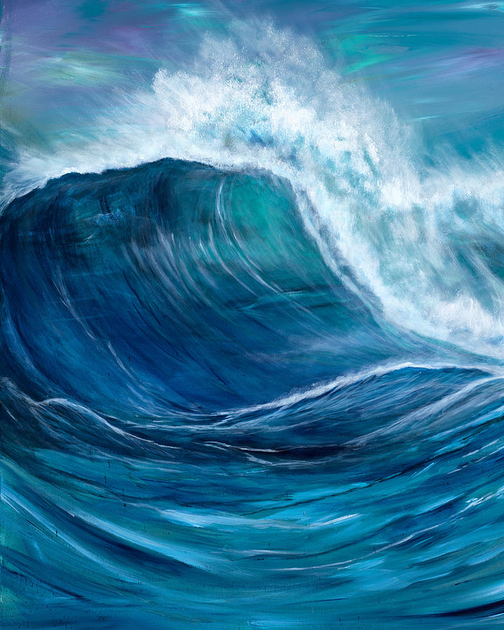 Big Blue Painting By Charlene Ryan 