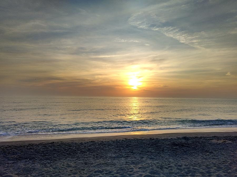 Big Blue Sea and Sunset Photograph by Tina Taylor - Fine Art America