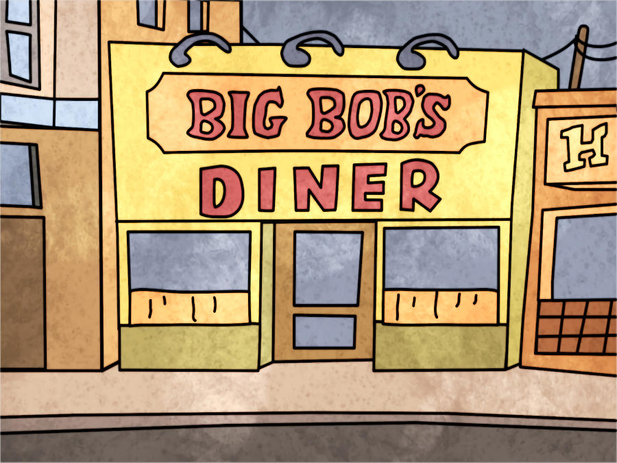 Big Bobx27s Diner Poster Painting by Matilda Roxanne | Pixels