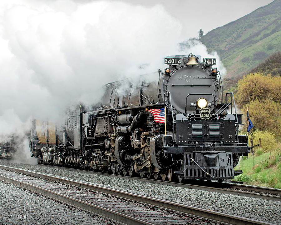 Train Photograph - Big Boy by Trenton Hill