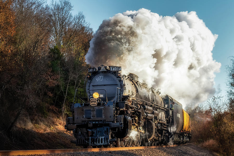 Big Boy Under Steam Photograph by James Barber