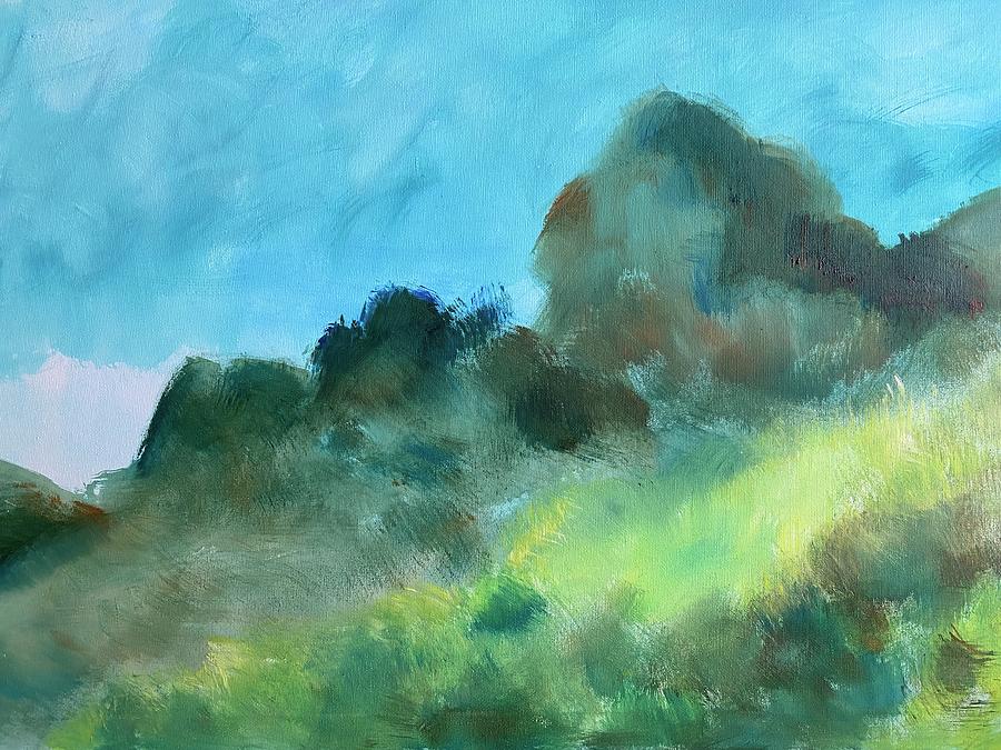 Big Brush Mountain Painting by Suzanne Giuriati Cerny
