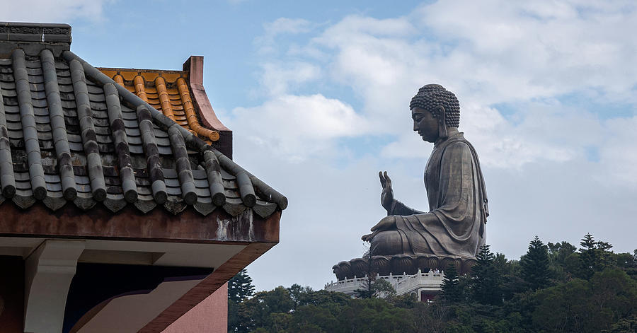 Big Buddha Of Hong Kong Photograph By Stephen Ray Chapman - Fine Art 