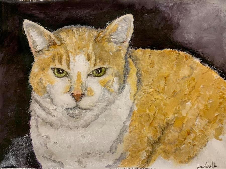 Big cat Painting by Lynn Shaffer