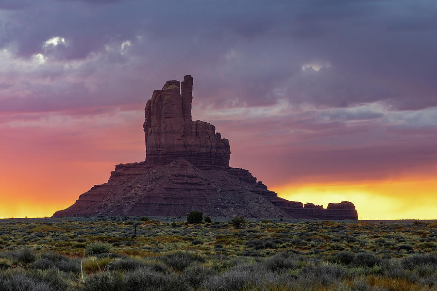 Big Chief Butte Sunrise Photograph by James Marvin Phelps - Fine Art ...