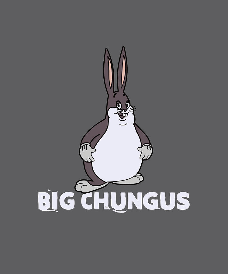 big chungus Baby humor Painting by Thompson Megan - Fine Art America