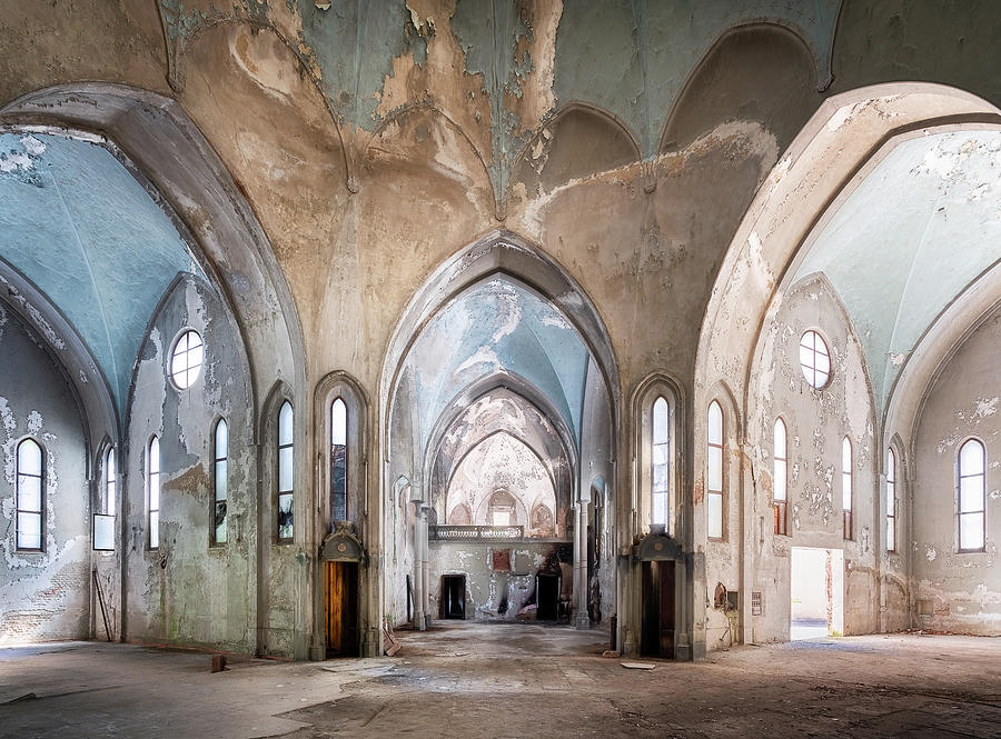 Big Church in Decay Photograph by Roman Robroek
