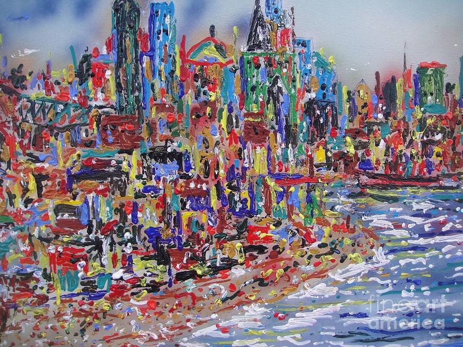 Big City Painting by Patrick Grills