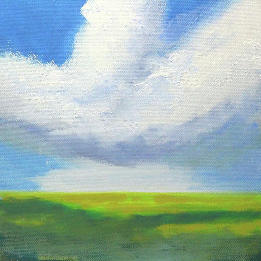 Big Cloud Painting by Nancy Merkle