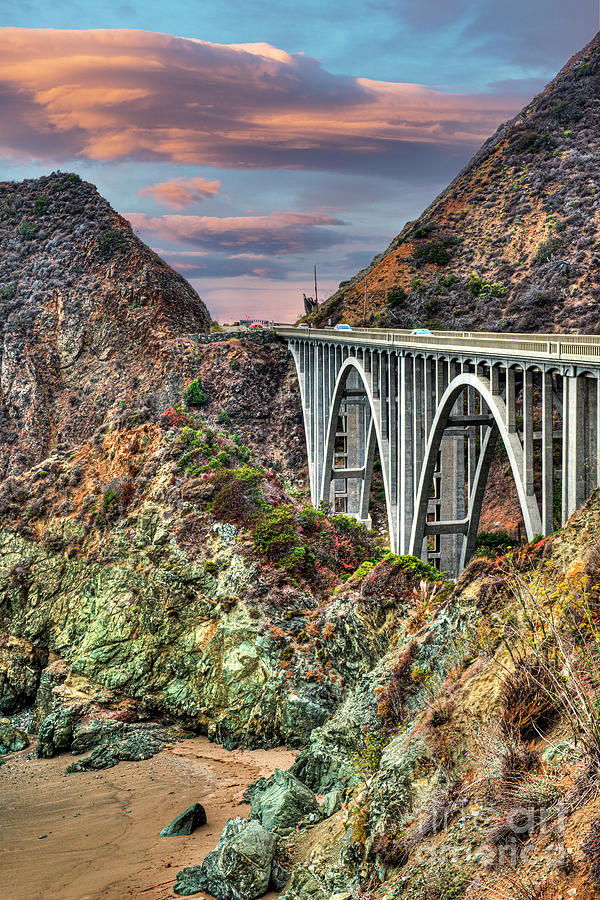 Big Creek Bridge Vertical Cliffs Photograph