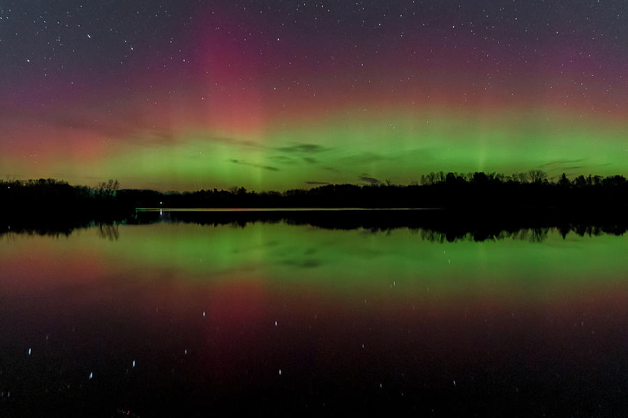 Big Dipper And Northern Lights Photograph By Flowstate Photography - Pixels