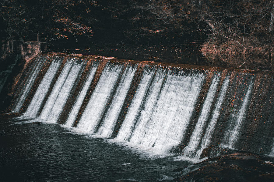 Big Elkin Creek Dam Photograph by Chad Meyer