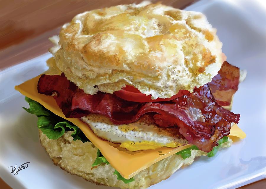 Big Fat Juicy Greasy Creamy Cheesy Breakfast Sandwich by David Luebbert Big Fat Juicy Greasy Creamy Cheesy Breakfast Sandwich by David Luebbert