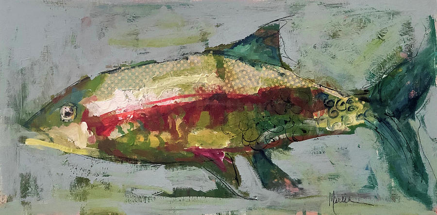 Big Fish Painting by Marcia Hodges - Fine Art America