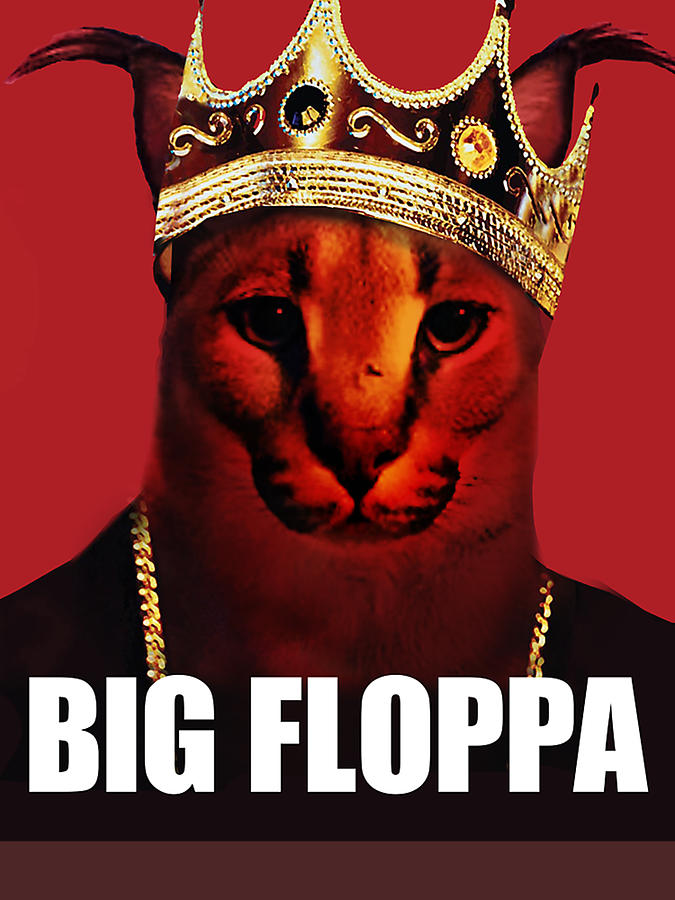 Big Floppa Meme Canvas Print