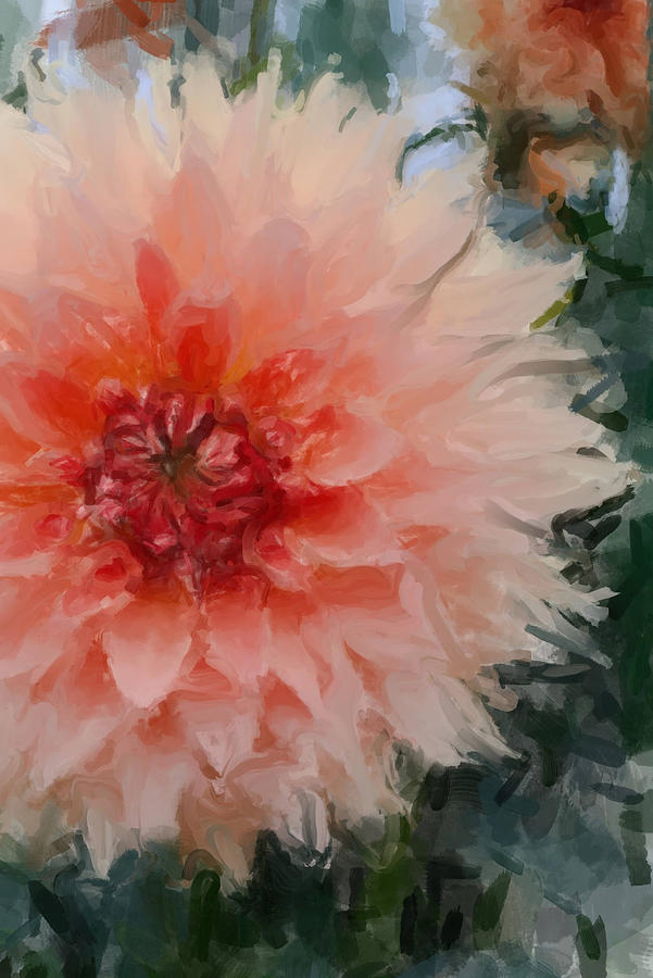 Big Flower Painting by Gary Arnold