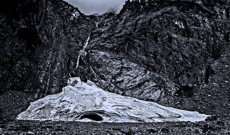 Big Four Ice Caves Black and White Photograph by Pelo Blanco Photo
