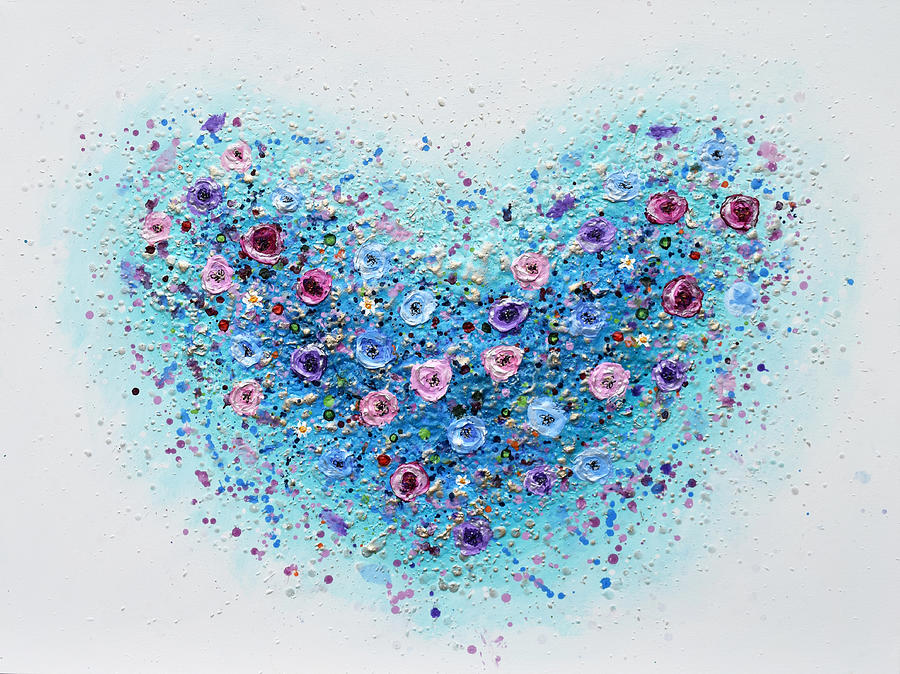 Big Heart Painting by Amanda Dagg