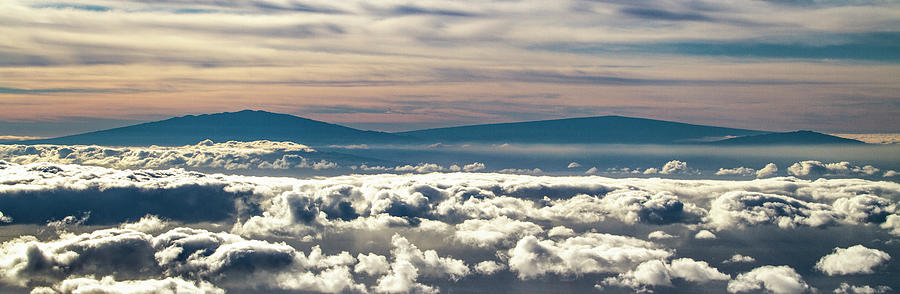 Big Island from Maui - Hawaii, USA - 2011 Panoramic 2/10 Photograph by Robert Khoi