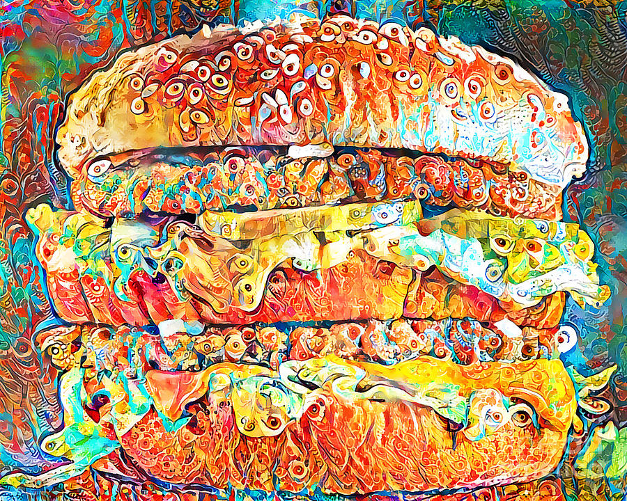Big Mac Hamburger Two All Beef Patties 20200425 Photograph by Wingsdomain Art and Photography